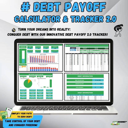 Debt PayOff Calculator & Tracker 2.0